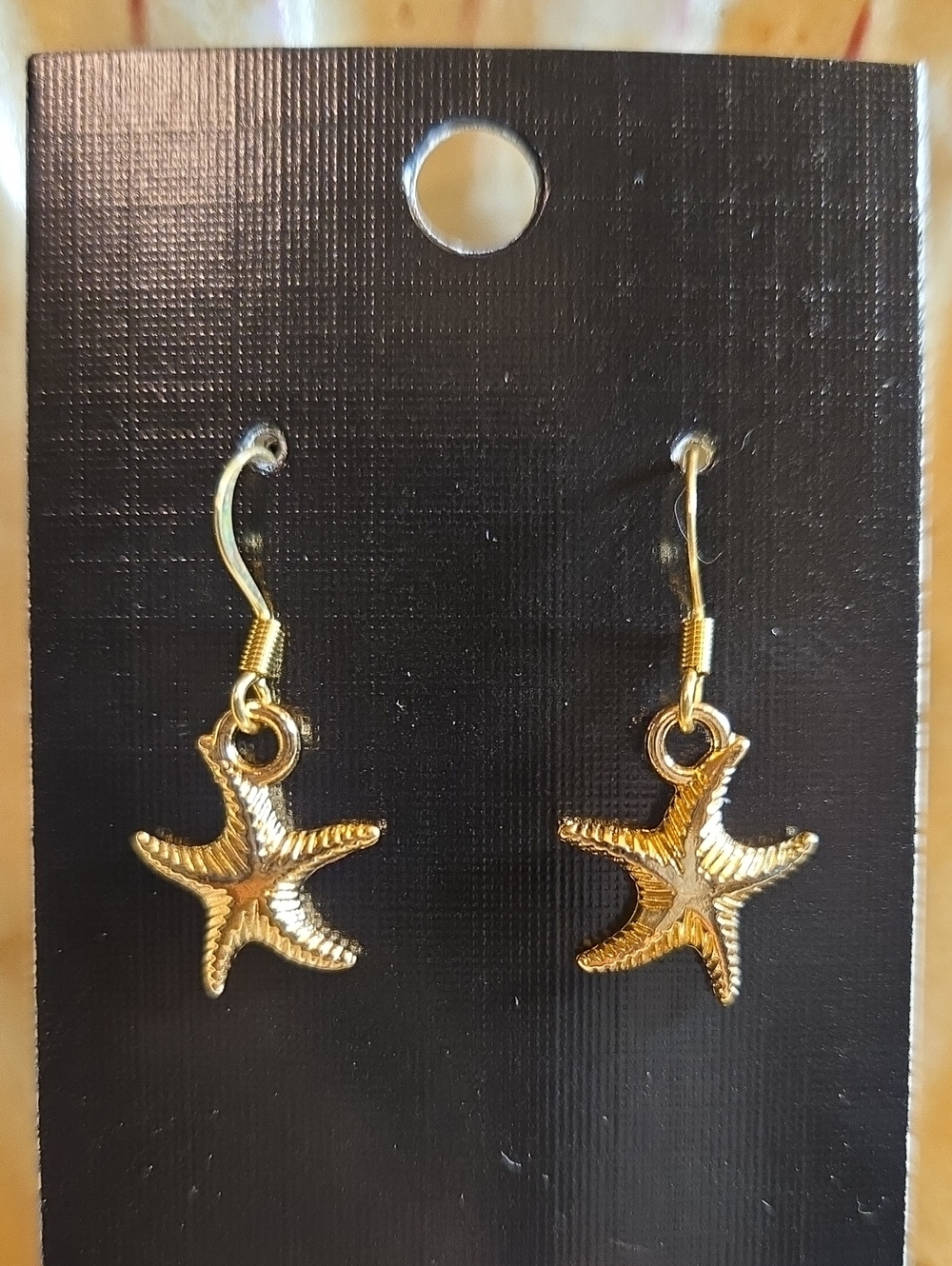 Gold Starfish Dangle Earrings - Women Jewelry